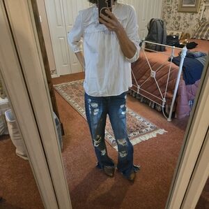 Elegant White Women's Blouse